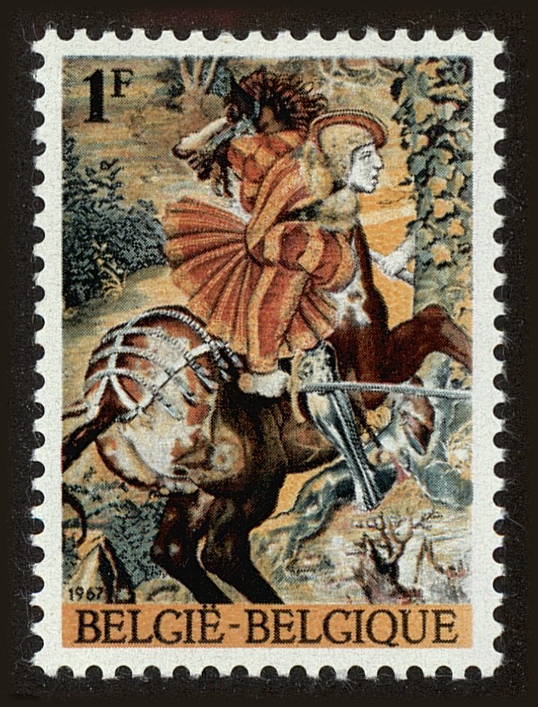 Front view of Belgium 693 collectors stamp