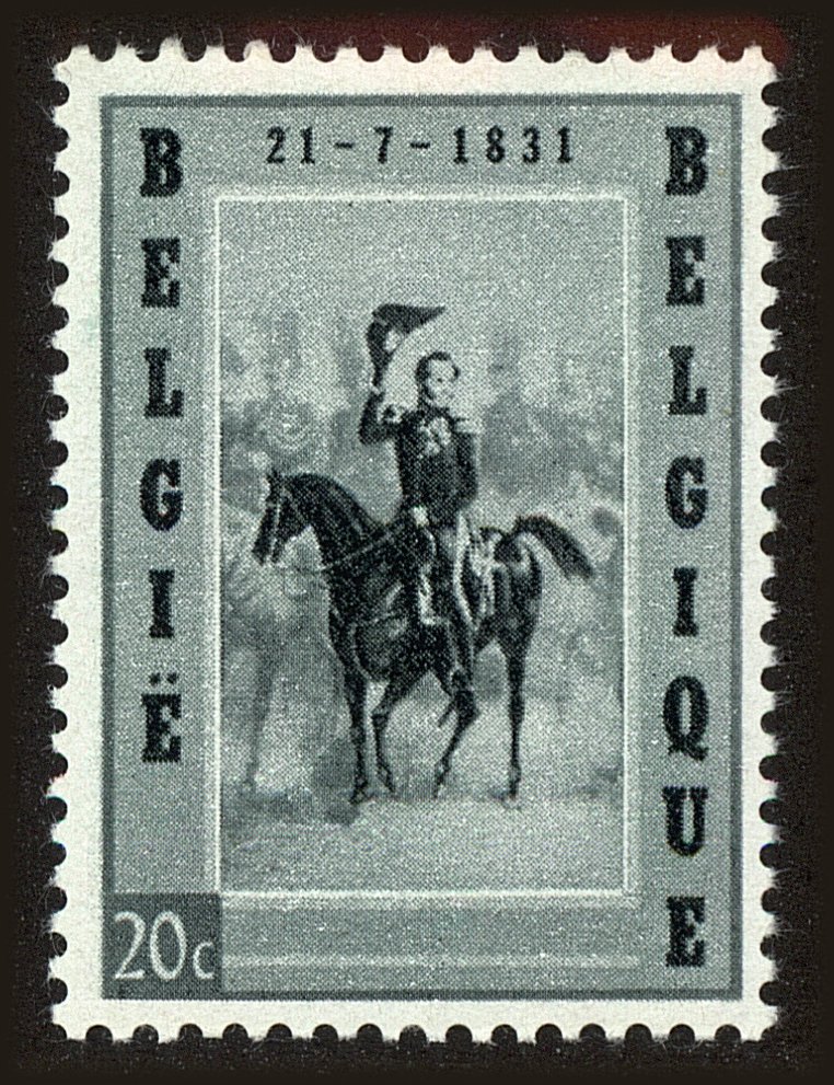 Front view of Belgium 507 collectors stamp