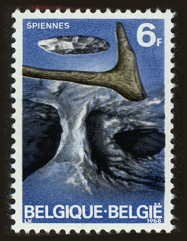 Front view of Belgium 702 collectors stamp