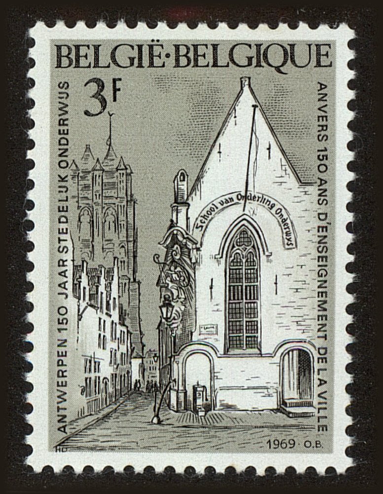 Front view of Belgium 716 collectors stamp