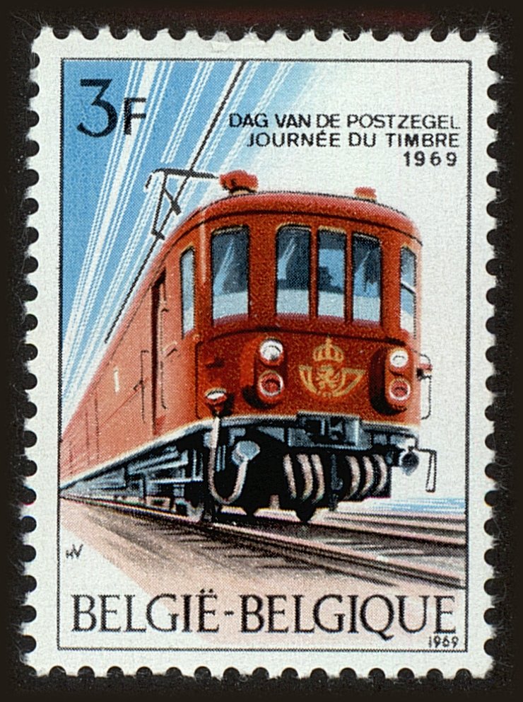 Front view of Belgium 717 collectors stamp
