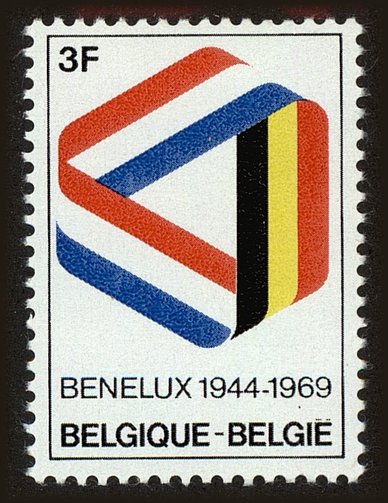 Front view of Belgium 723 collectors stamp