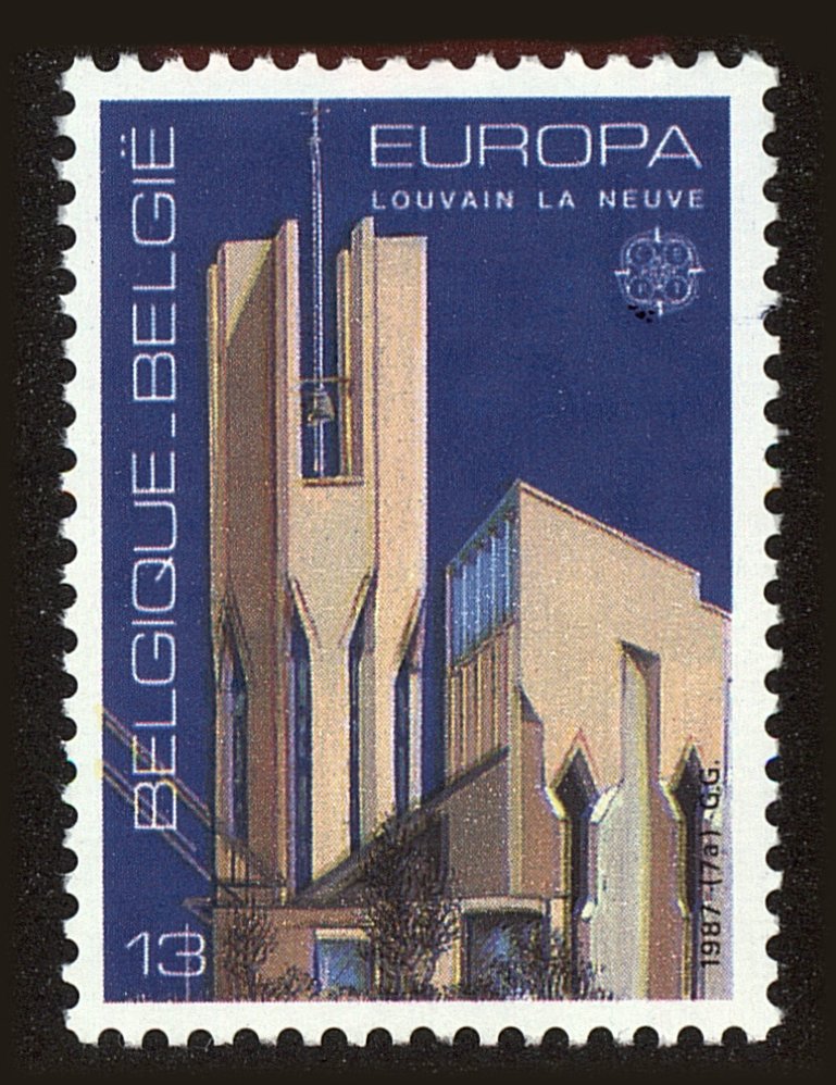 Front view of Belgium 1268 collectors stamp