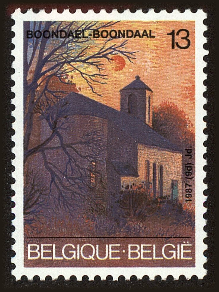 Front view of Belgium 1272 collectors stamp