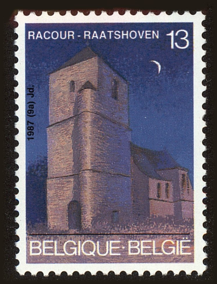 Front view of Belgium 1274 collectors stamp