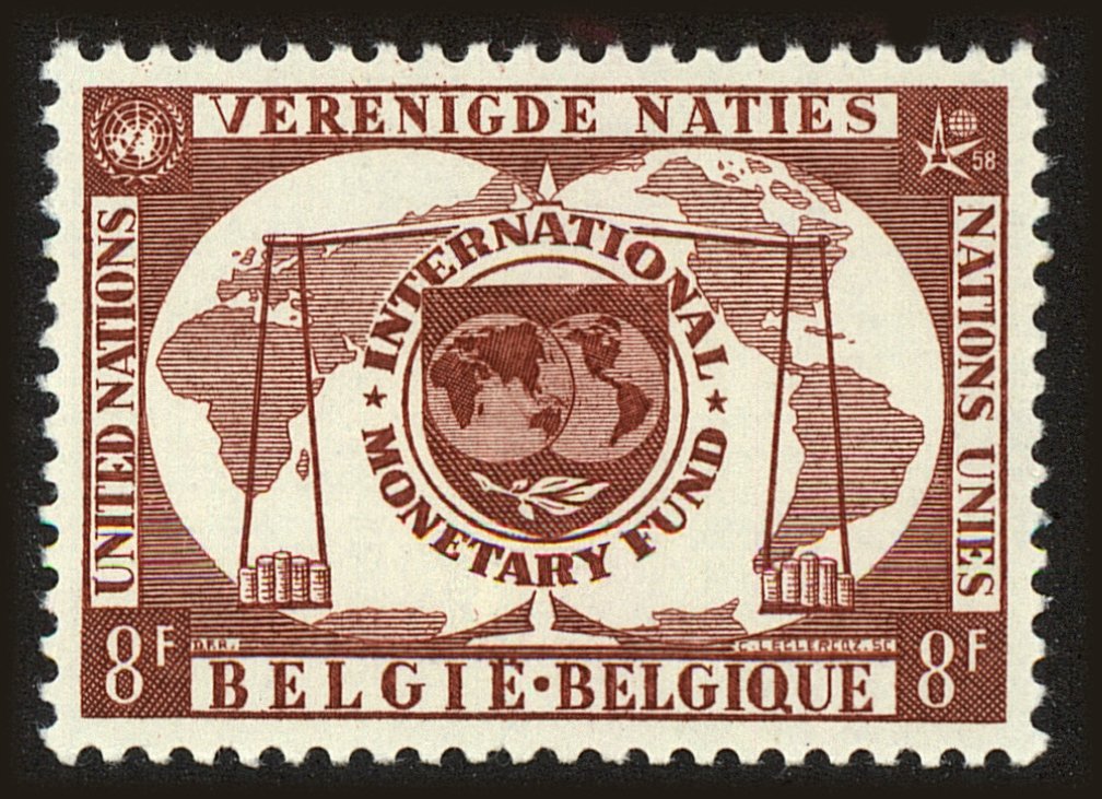 Front view of Belgium 523 collectors stamp