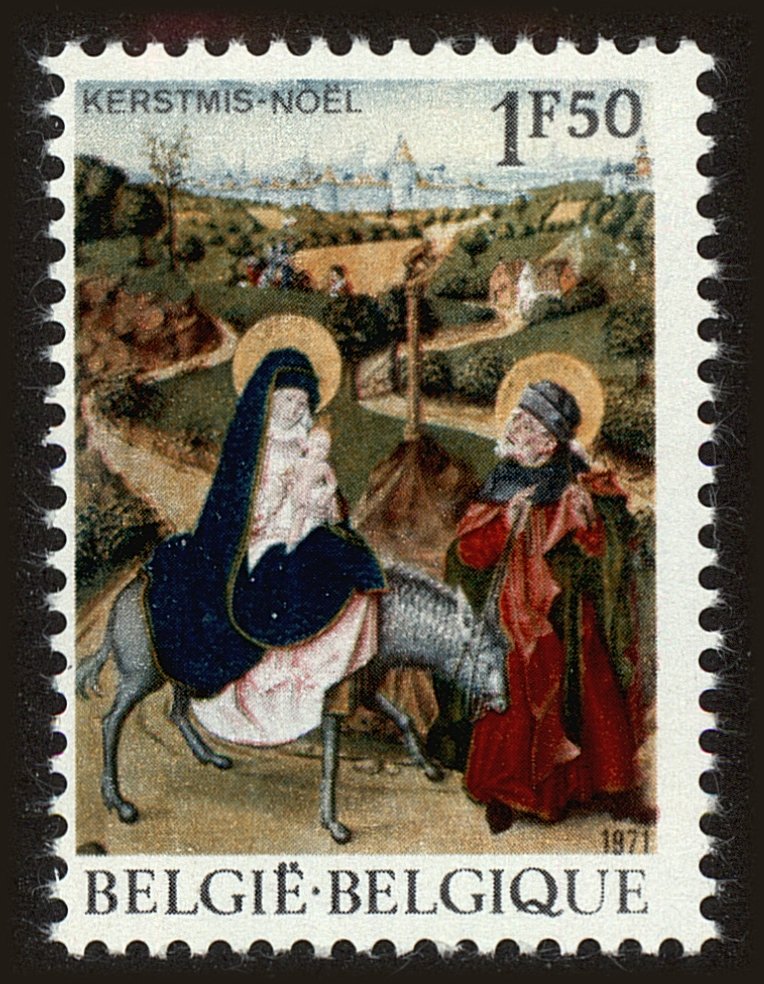 Front view of Belgium 816 collectors stamp