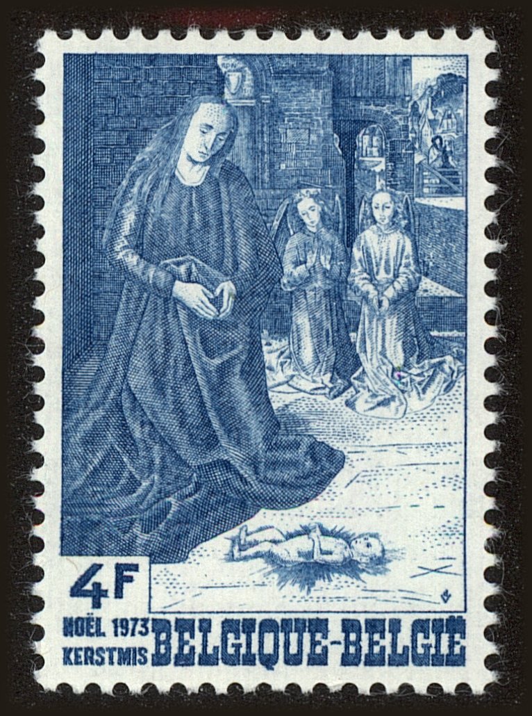 Front view of Belgium 859 collectors stamp