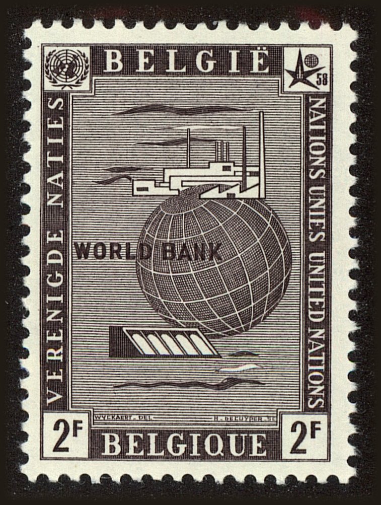 Front view of Belgium 519 collectors stamp