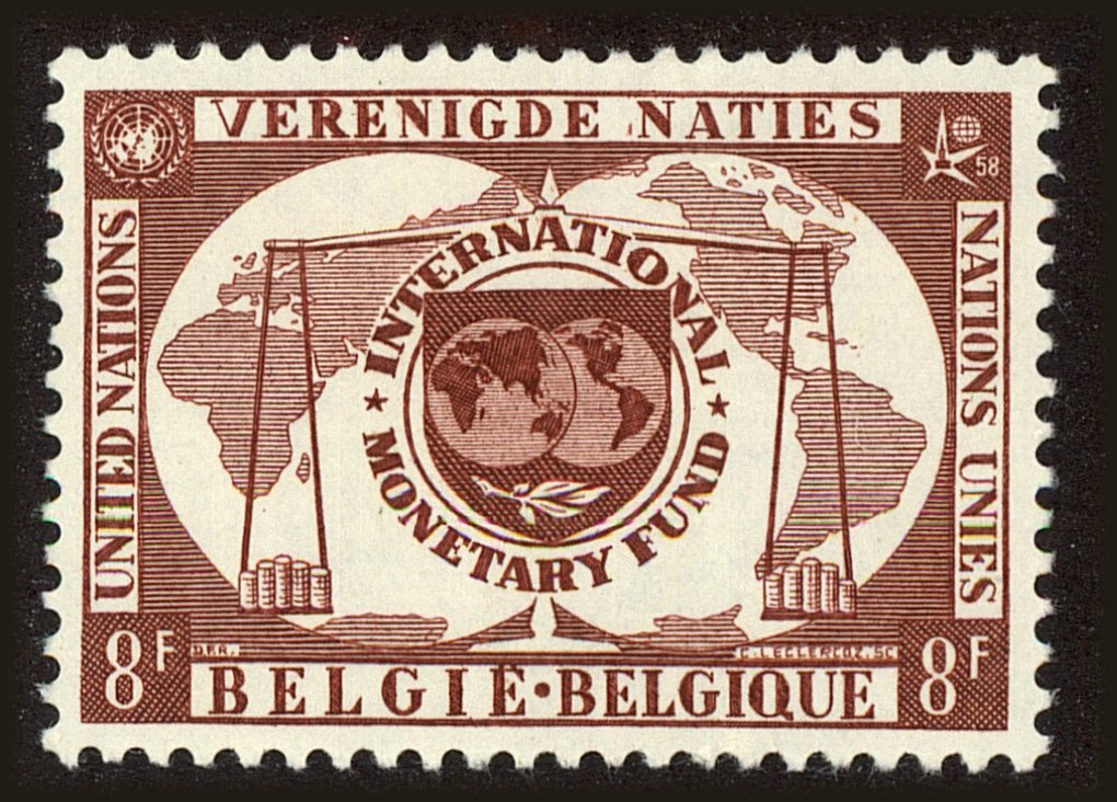 Front view of Belgium 523 collectors stamp