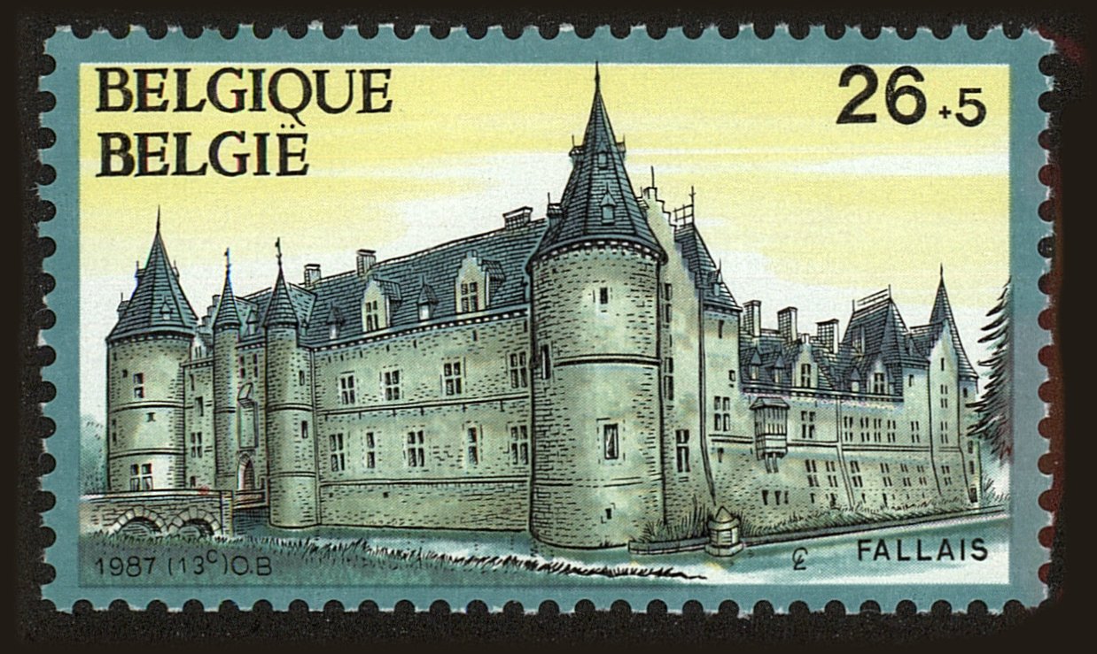 Front view of Belgium B1065 collectors stamp