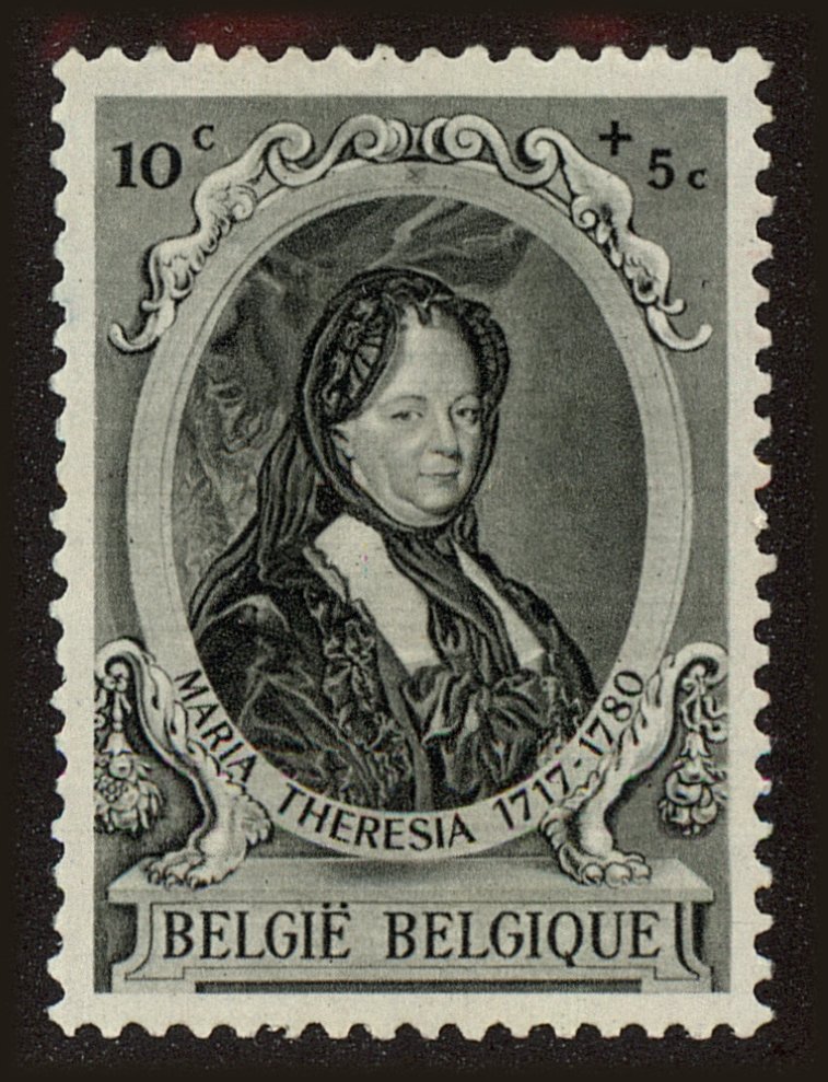 Front view of Belgium B293 collectors stamp
