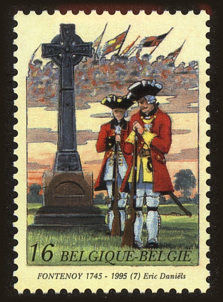 Front view of Belgium 1583 collectors stamp