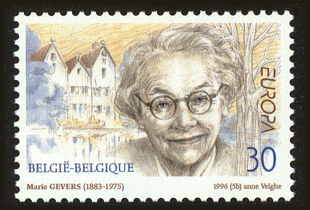 Front view of Belgium 1611 collectors stamp