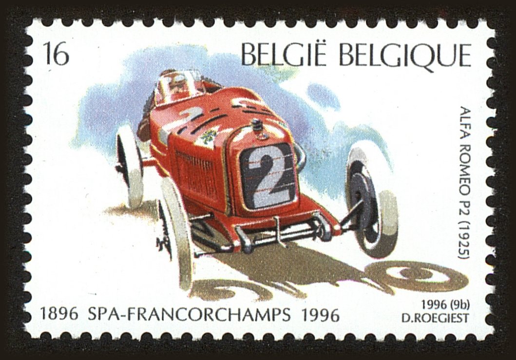 Front view of Belgium 1619 collectors stamp