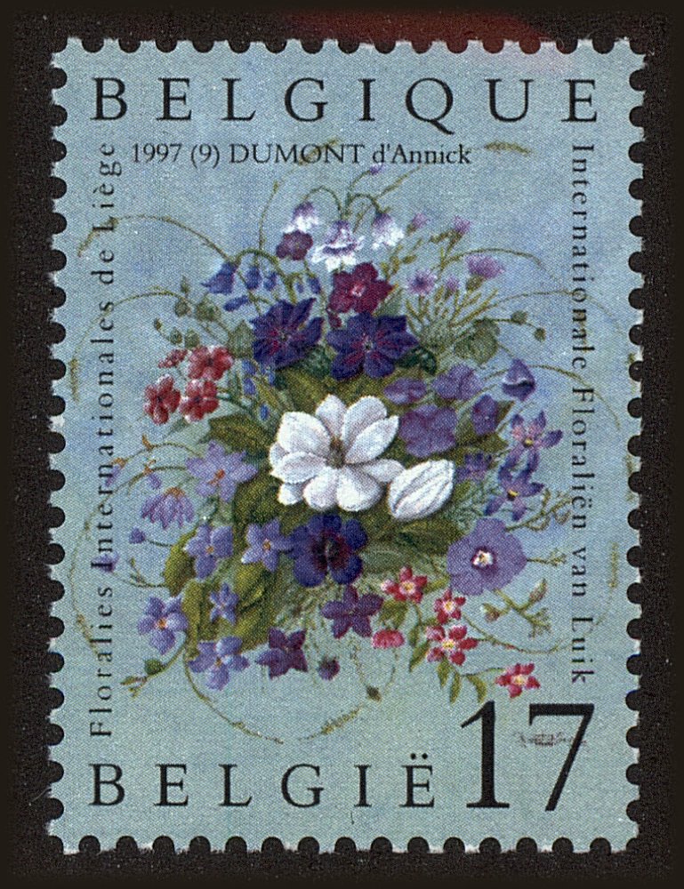 Front view of Belgium 1647 collectors stamp