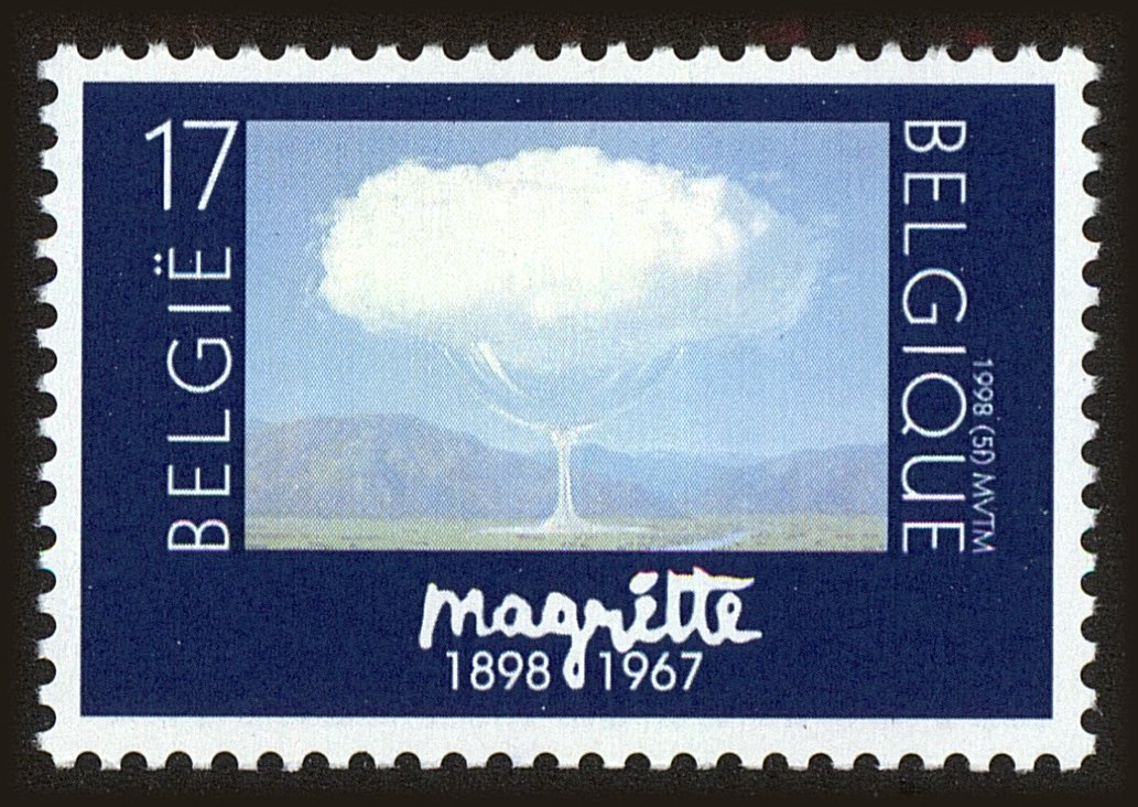 Front view of Belgium 1683 collectors stamp
