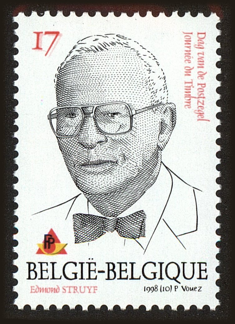 Front view of Belgium 1697 collectors stamp