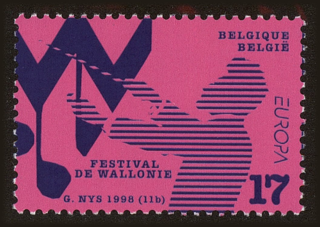 Front view of Belgium 1699 collectors stamp
