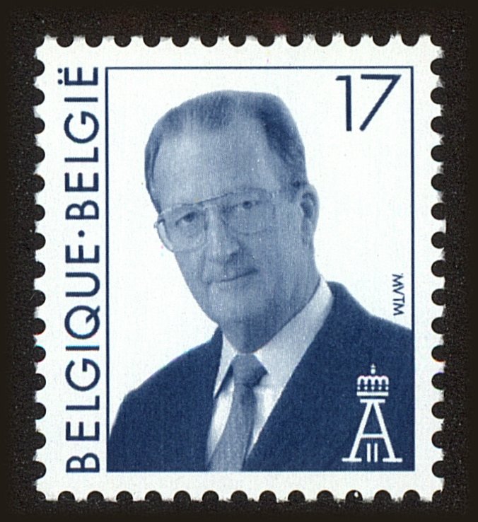 Front view of Belgium 1753 collectors stamp