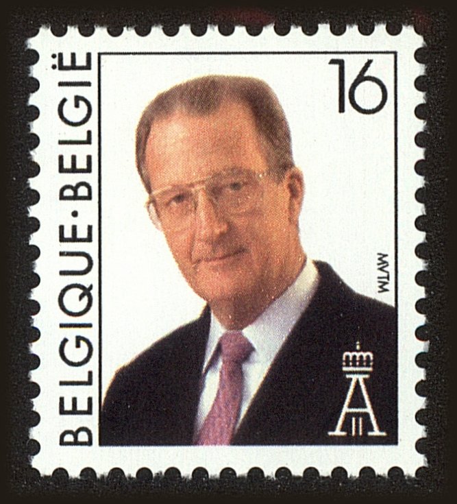 Front view of Belgium 1514 collectors stamp
