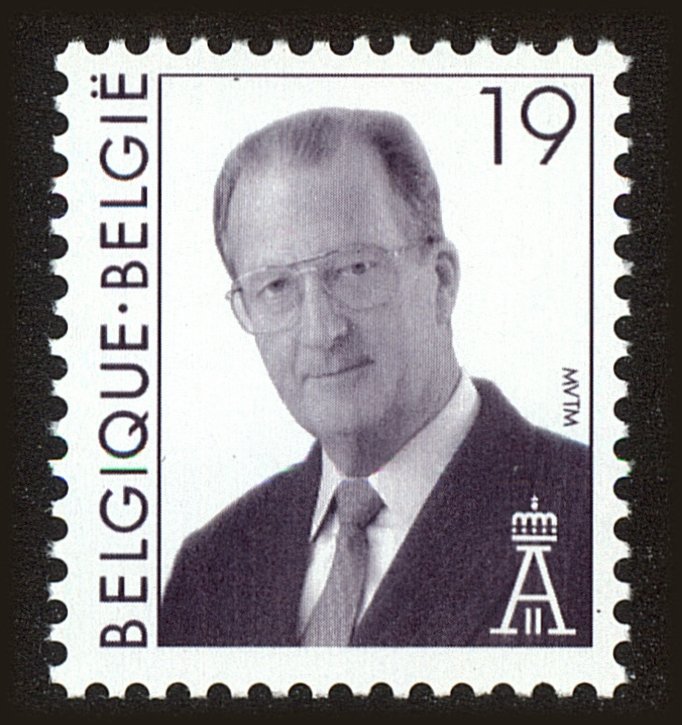 Front view of Belgium 1518 collectors stamp