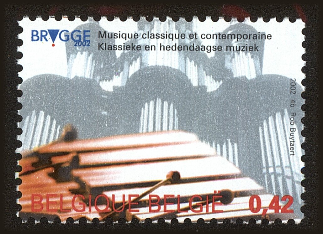Front view of Belgium 1901 collectors stamp