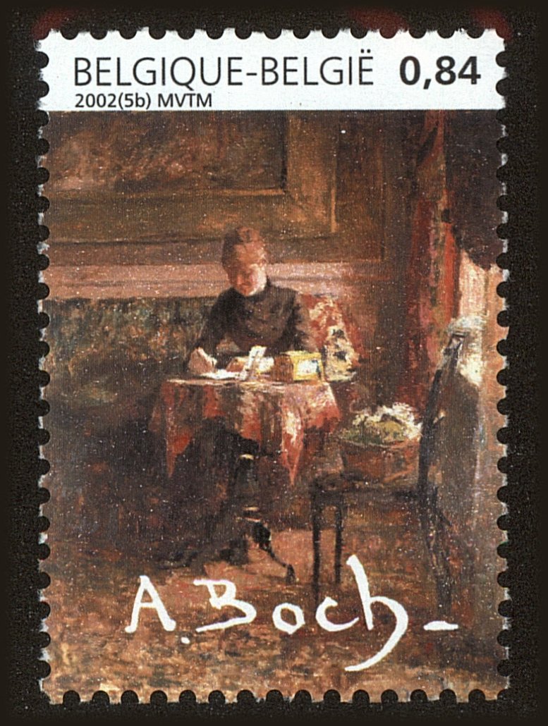 Front view of Belgium 1904 collectors stamp