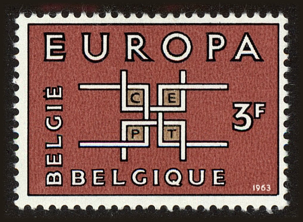 Front view of Belgium 598 collectors stamp