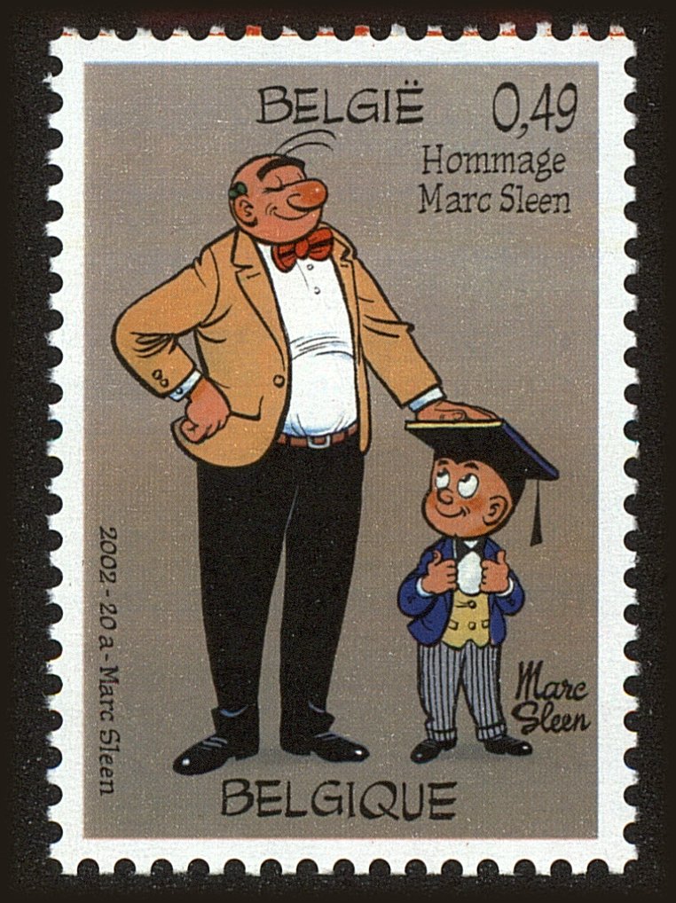 Front view of Belgium 1939 collectors stamp