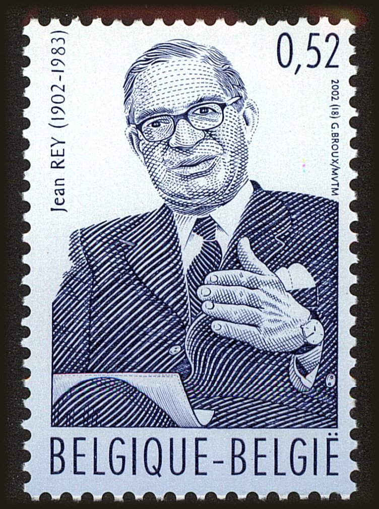 Front view of Belgium 1931 collectors stamp