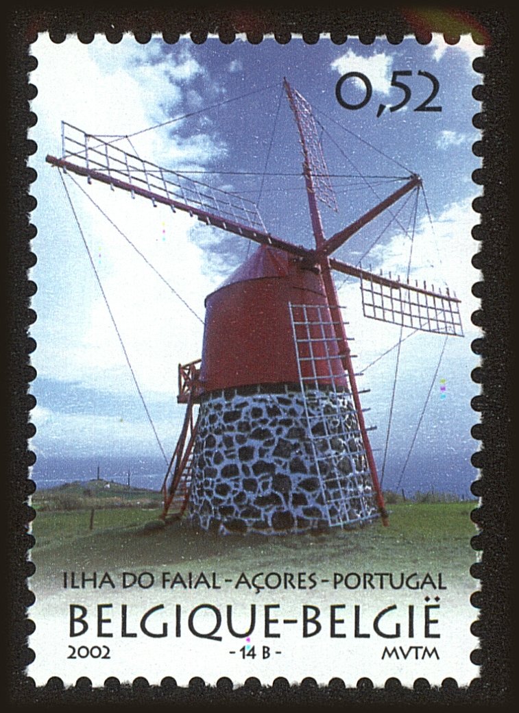 Front view of Belgium 1926 collectors stamp