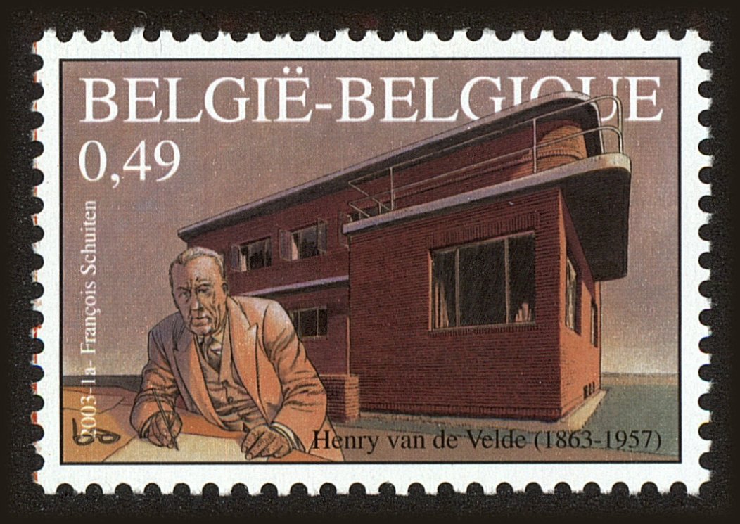 Front view of Belgium 1941 collectors stamp