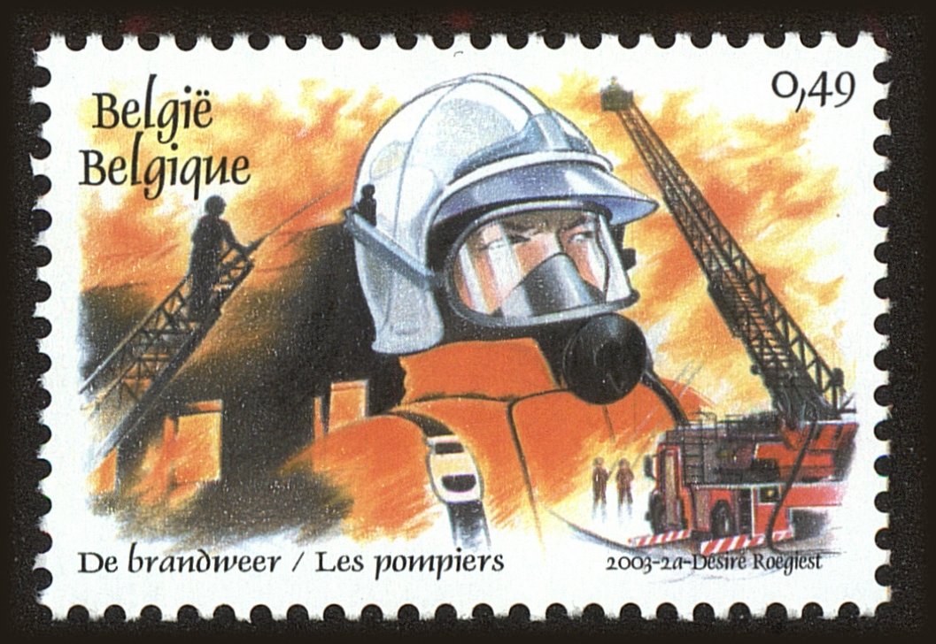 Front view of Belgium 1945a collectors stamp