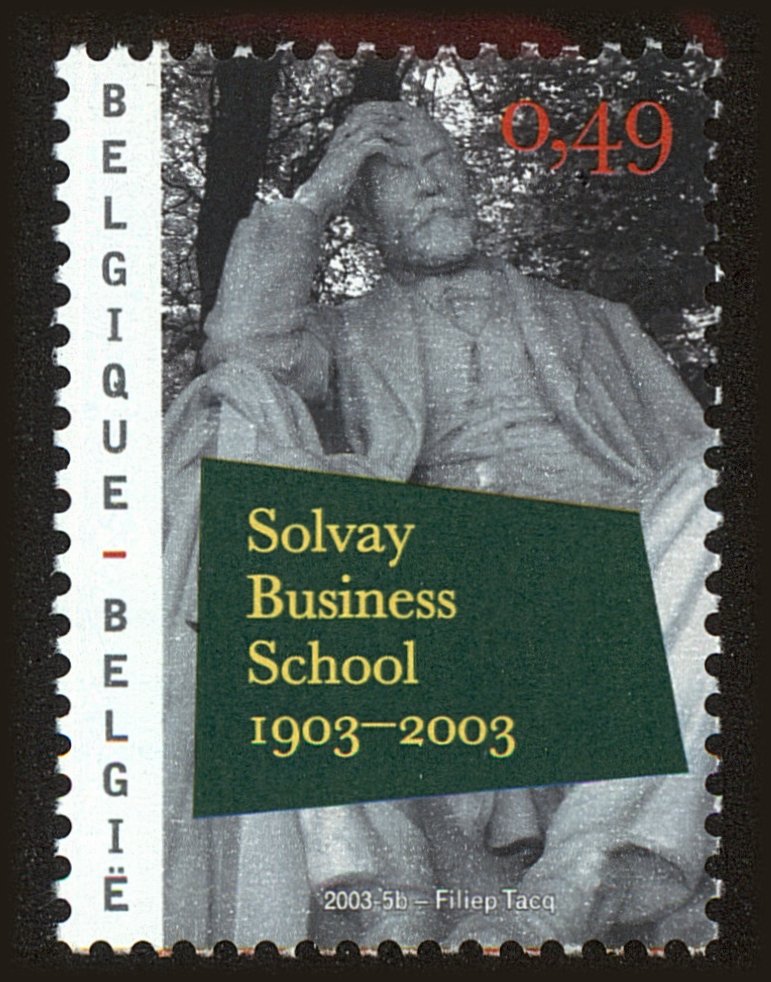 Front view of Belgium 1951 collectors stamp