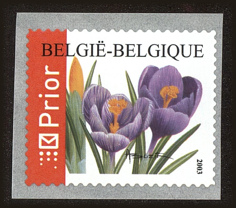 Front view of Belgium 1992 collectors stamp