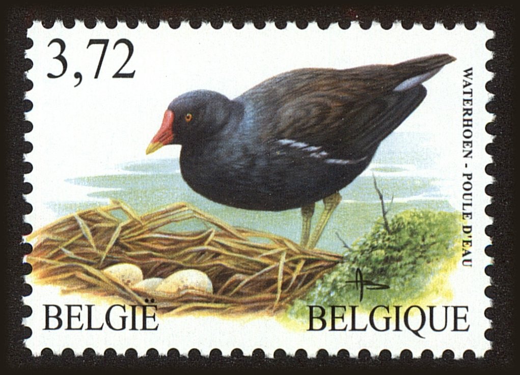 Front view of Belgium 1978 collectors stamp