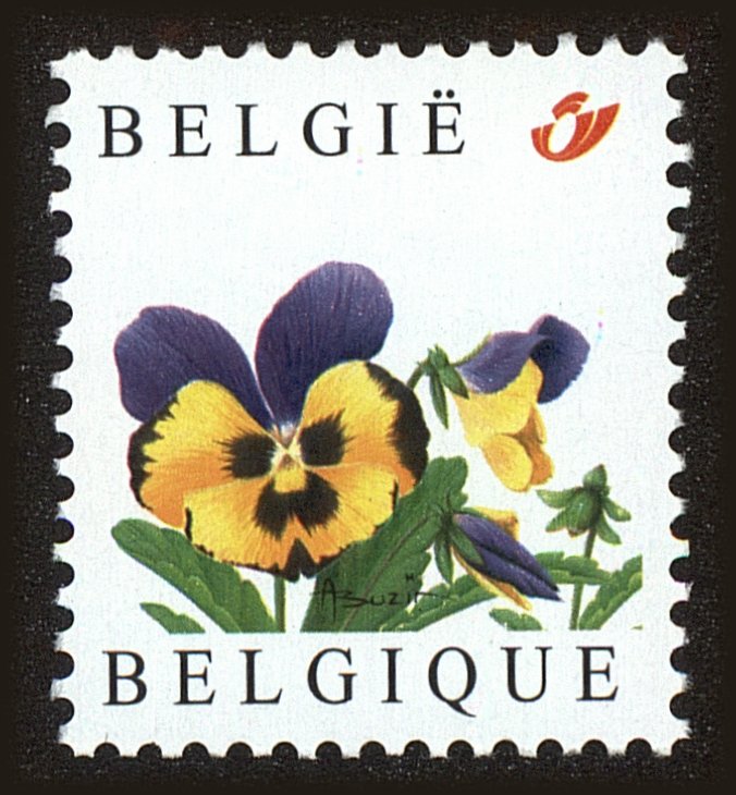 Front view of Belgium 1871 collectors stamp