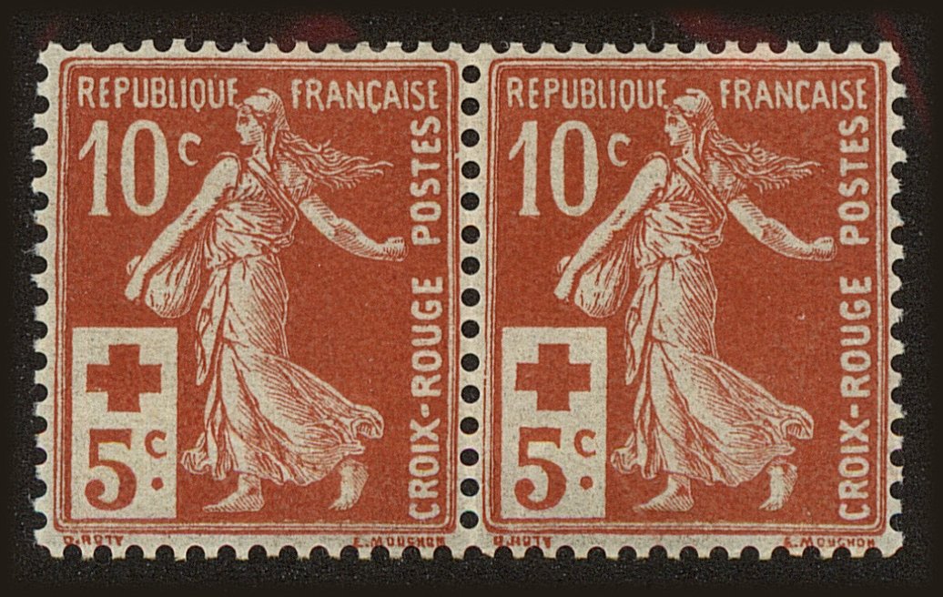 Front view of France B2 collectors stamp