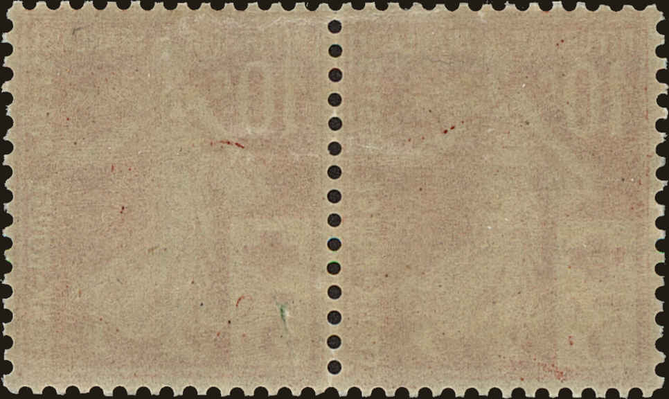 Back view of France BScott #2 stamp
