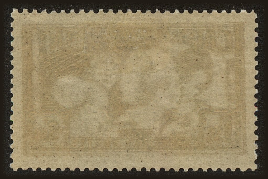 Back view of France BScott #38 stamp