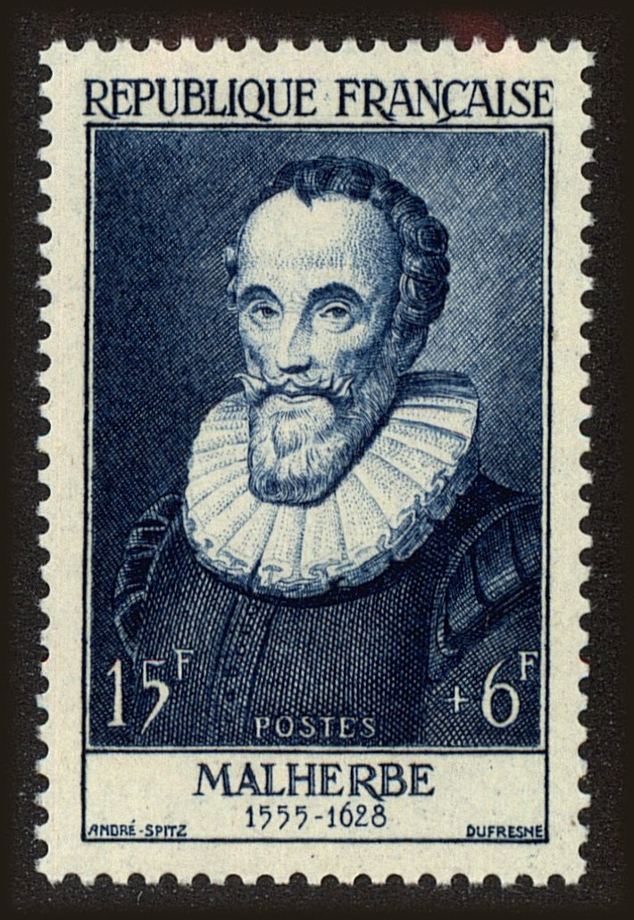 Front view of France B295 collectors stamp