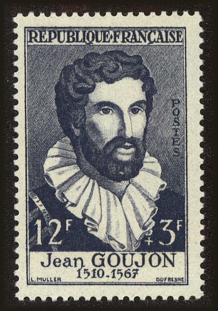 Front view of France B304 collectors stamp