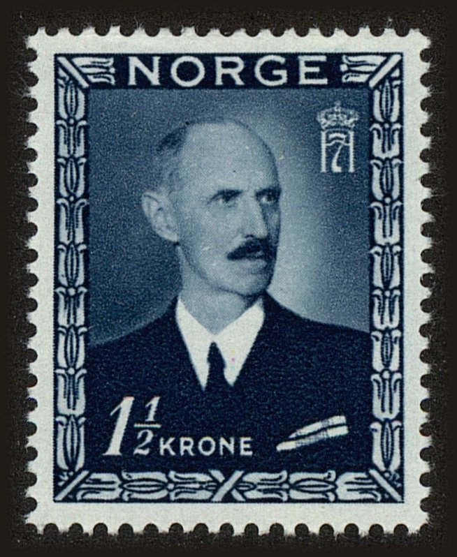Front view of Norway 276 collectors stamp