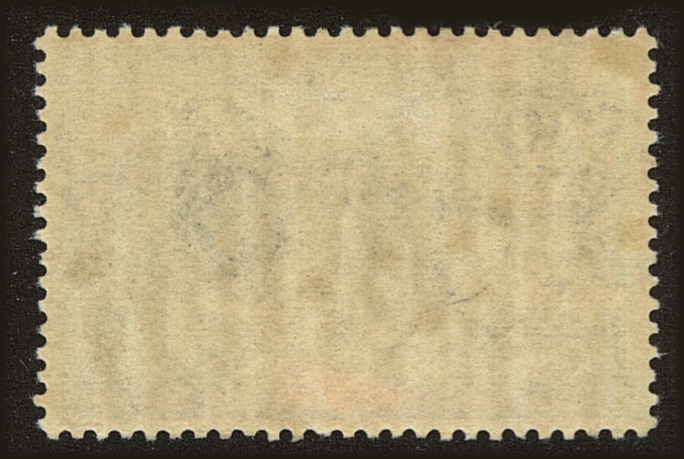 Back view of Norway BScott #3 stamp