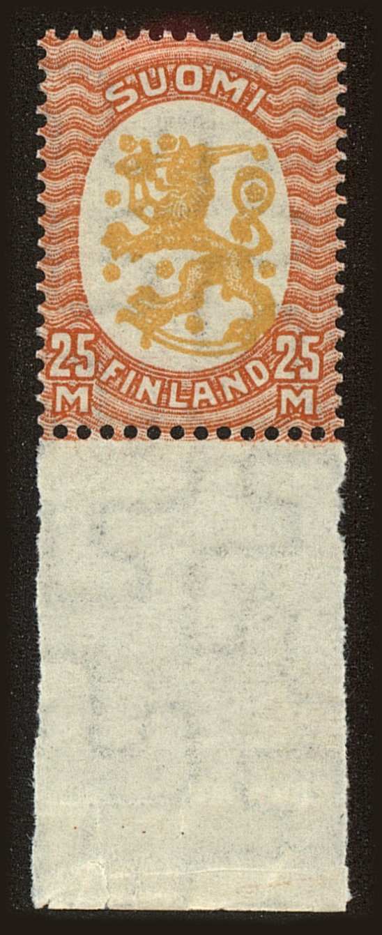 Front view of Finland 140 collectors stamp