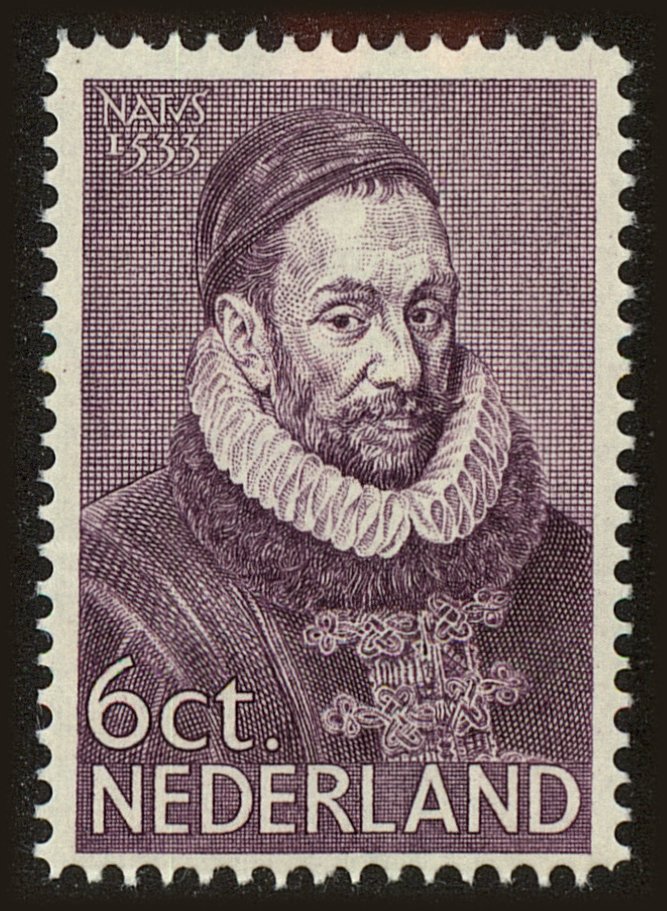Front view of Netherlands 198 collectors stamp