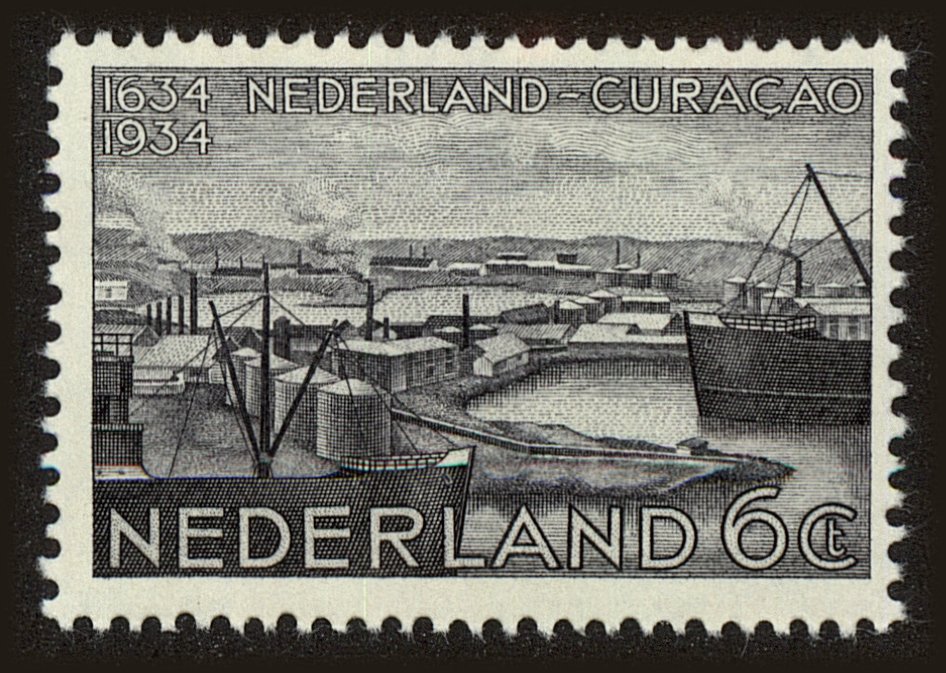 Front view of Netherlands 202 collectors stamp