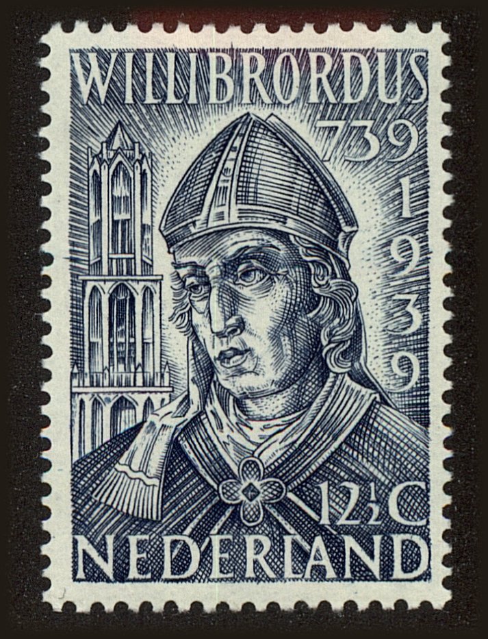 Front view of Netherlands 213 collectors stamp