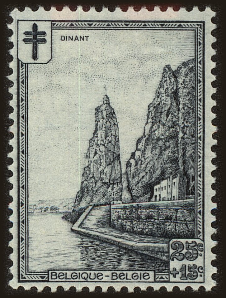 Front view of Belgium B94 collectors stamp
